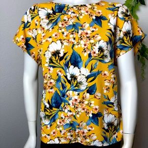 Yellow Floral Top